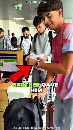 He pranked him with this ticket