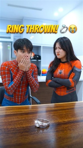 Spider-Man Helped Another Girl, So His Girlfriend Did THIS... #shorts #superhero #cosplay