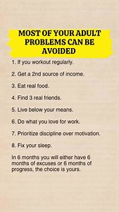 15K views · 69 reactions | Most of your adult problems can be Avoided if…. #psychology #psychologyfacts #successtips #successquotes #lifetips #lifequotes. | Inspired Insights | Facebook