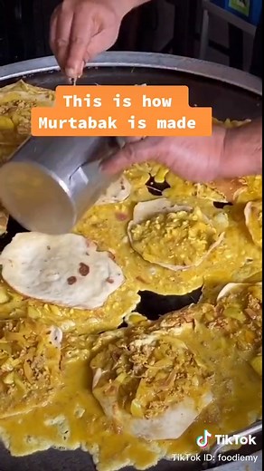 This is how Murtabak is made 🔥😋 #food #malaysia #fyp