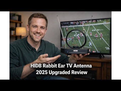 📡 HIDB Rabbit Ear TV Antenna 2025 Upgraded Review – Is It Worth It Before You Buy? 📡