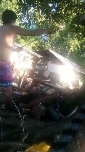 preparing to install water electric motor .