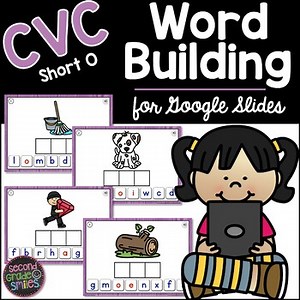 CVC - Short O - Word Building for Google Slides