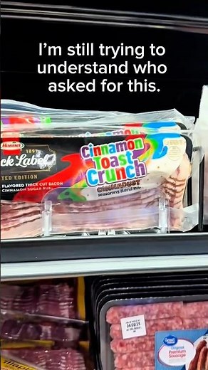 Cinnamon Toast Crunch Bacon Is Real😭