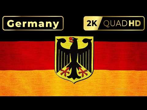 Germany | Deutschland: Nationalhymne | National Anthem & Flag | 2K Animation (Art Edition)