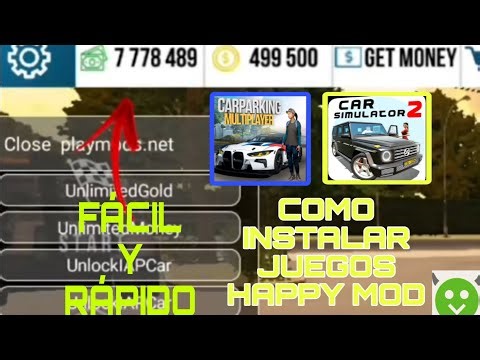 Cómo instalar juegos Con dinero infinito 🤑 En HAPPY MOD 🤑 (MR LEYVA)