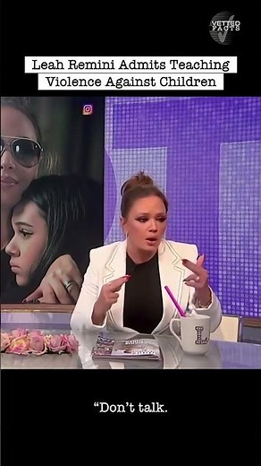 Leah Remini Admits Teaching Violence Against Children