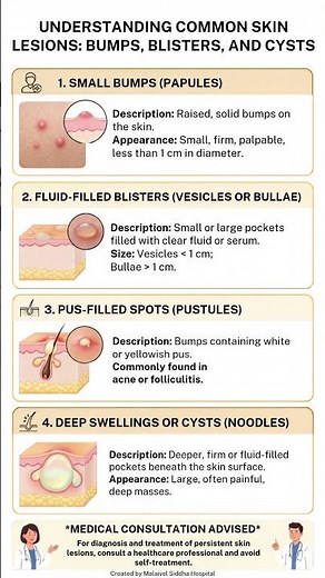 Understanding Common Skin Lesions: Bumps, Blisters, and Cysts | Malaivel Siddha Hospital