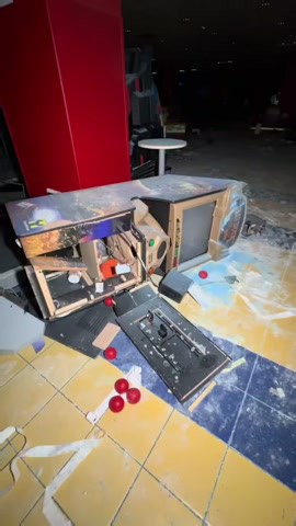 We found this old arcade room; they’ve been shut for 11 years. We found keys for the safe.