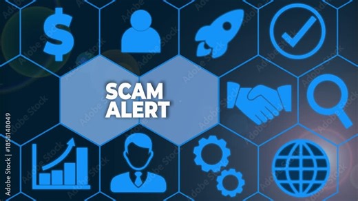 Handwriting text Scam Alert. Conceptual photo fraudulently obtain money from victim by persuading him Stock Video