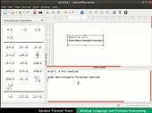 Markup language and Formula formatting in English