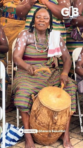 When a Ghanaian Woman Takes Over the Drums #culture #ghanaisbeautiful #visitghana