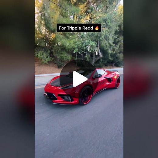 Custom Widebody Corvette C8 for Trippie Redd