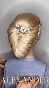 How to .., BRAIDED UPDO CHIGNON LOW BUN UPDO with only 2 ponytails „in few minutes 🤗 Updo Romantic 🥰 . “Feel like a queen with this elegant and royal braided hairstyle.” CHAMPIONKOPF DENISE https://www.limage.de/denise Code: Alex10 to get -10% off 😉 Updo quick & easy Bridal Updo Romantic & Elegant Easy & Simple Romantic Simple & Easy Hair Tutorial Romantic 🥰 ✨WATCH ✨LEARN ✨SAFE #fashionstyle #hairstyling #longhairstyles #wedding #braidstyles #weddinginspiration #bridalstyle | MadeByAlexander