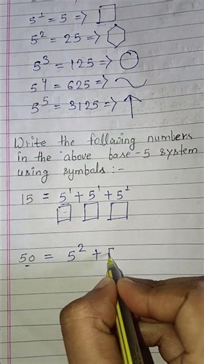 # NCERT # Use of base 5 Egyptian Number system #ganitsolution