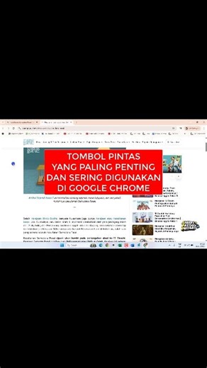 7.2K views · 69 reactions | Tombol Pintas Paling Penting dan Paling sering digunakan di Google Chrome #teknologi #belajarkomputer #belajarngetik #browser #edukasi #isnainielhabin #tutorialkomputer #tutorial #shortcutkeyboard @penggemar berat | Panglima Tutorial | Facebook