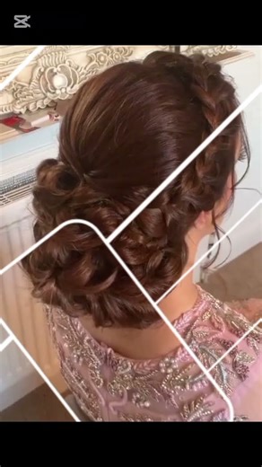 hairstyle for Pakistani bride#youtubeshort #hairstyle #weddinghairstyle