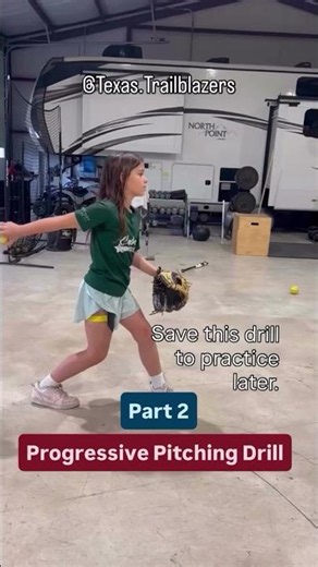 Select softball pitching drill - staying connected to the ground allows for more power