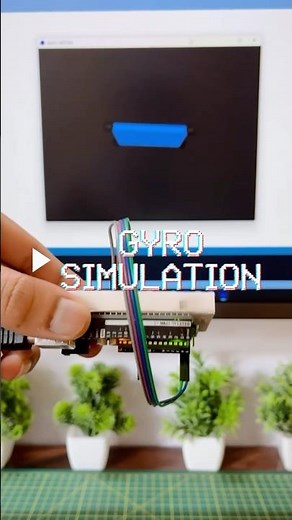 Arduino Gyroscope 3D Simulation 🚀 | MPU6050 + Processing Visualization