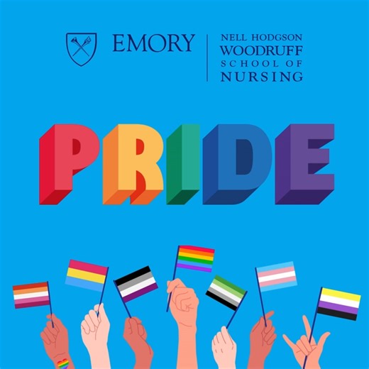 Happy Pride! The School of Nursing is proud of our LGBTQIA+ students, faculty, staff, and alumni who work hard to advance and advocate for equitable health care in our community. We honor the diverse identities and experiences of the LGBTQIA+ community and always work to foster a more inclusive health care system for all. | Emory University Nell Hodgson Woodruff School of Nursing | Facebook