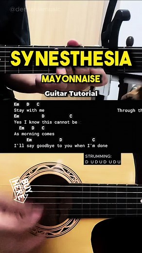 Synesthesia Guitar Chords Tutorial for Beginners