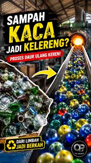​🔮 Gila! Rongsokan Kaca Disulap Jadi Kelereng Cantik! #DaurUlang #Shorts