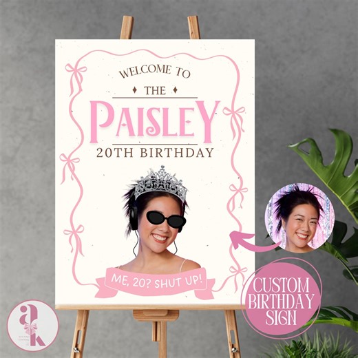 Princess Diaries Birthday Signage Princess Movie Welcome Sign Custom Y2K Party 16th Birthday Sign Teen Bachelorette Party - Etsy