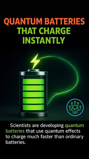 Quantum batteries could change everything ⚡🧪 Using special quantum effects, these futuristic batteries may one day charge almost instantly, unlocking ultra-fast energy for devices, vehicles, and future tech. #science #quantum #innovation #technology #futuretech #energy #research #TechFactsHub | Factspedia