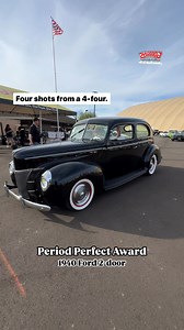 Period Perfect Pick, Les Haight's 1940 Ford 2-Door. Picked at the 27th Speedway Motors Southwest Nationals. #goodguys24 #classiccars #ford #classicfords #goodguysrodandcustom | Goodguys Rod & Custom Association