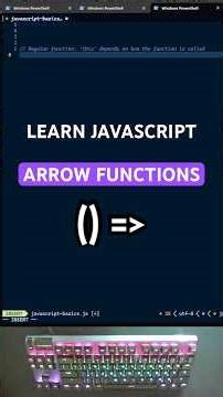 Arrow Functions vs Regular Functions (this Explain) #javascript #coding #programming