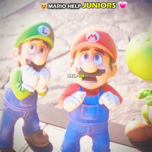 " Mario help Juniors " 😣💗 | Edit #shorts #sad
