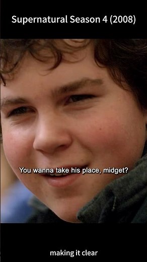 😡👂 School Bully Crosses the Line | A Tense Moment in Supernatural Season 4 (2008) 👀⚡