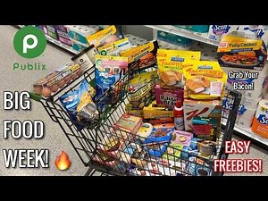 Publix Free & Cheap Grocery Couponing Deals & Haul| BIG FOOD WEEK!| FREEBIES! 3/25-4/4 or 3/26-4/4