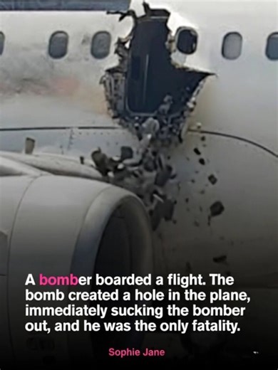 In 2016, a Daallo Airlines flight from Mogadishu was targeted when a bomber detonated an explosive hidden in a laptop. The blast tore a hole in the fuselage, ejecting the bomber midair at 11,000 feet — making him the only fatality. The crew safely landed the plane, saving all other passengers. #fblifestyle | Sophie Jane