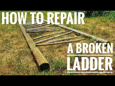 How to repair a broken ladder