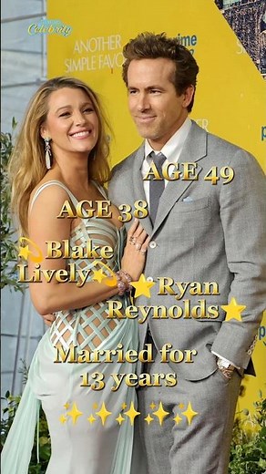 Blake Lively and Ryan Reynolds: Married for 13 years #ryanreynolds #blakelively