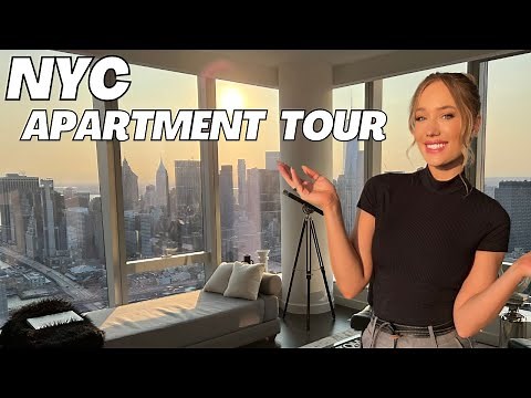 My NYC Apartment Tour | 3 Bedroom Luxury High-rise w/ Water View 👀