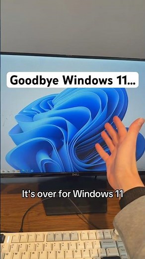 Goodbye Windows 11?? #pc #windows11 #techtok