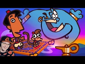 АЛАДИН ► НАСТОЯЩАЯ ВЕРСИЯ ( The Ultimate ''Aladdin'' Recap Cartoon ) | Реакция