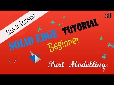 Solid edge Tutorial - 30 - How to change the background color in solid edge.