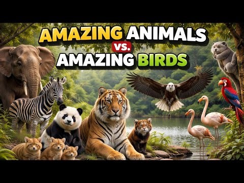 Amazing Animals 🦁 VS Amazing Birds 🦅 | Who Is More Powerful