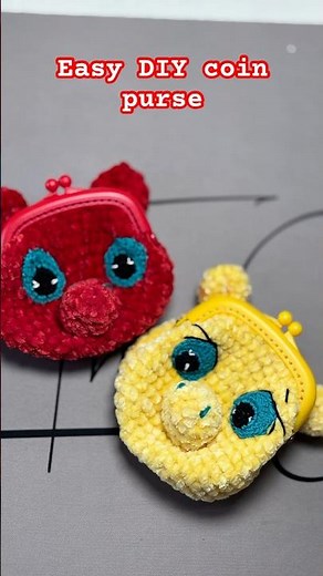 Look at this! 🥹 Cute And Easy To Make Crochet Coin Purse 👛 #crochetcoinpurse #diycoinpurse
