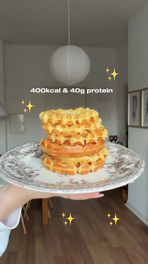 Gesunde Waffeln mit 400 Kalorien – Rezept von Christina