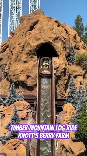 Timber Mountain Log Ride Water Flume Knott's Berry Farm