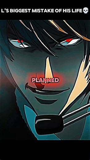 L's Biggest Mistake 💀 [Death Note Edit] Fan Dub #shorts #deathnote