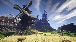 Minecraft Tutorial | Nordic Windmill - Nordische Windmühle Minecraft Map