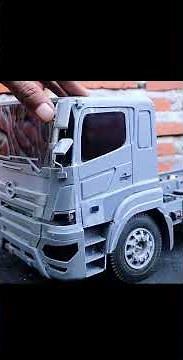 making a Hino 500 RC truck cabin. #TruckRC #RCTruck