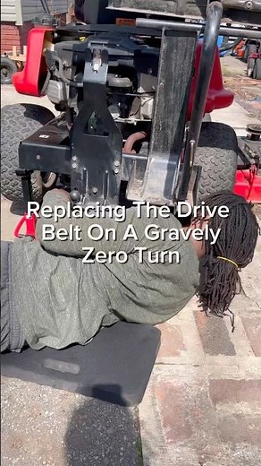 🛠️ Replacing Thr Drive Belt On A Gravely Zero Turn 💥 #5StarGChallange #GravelyZeroTurn #LawnMowet