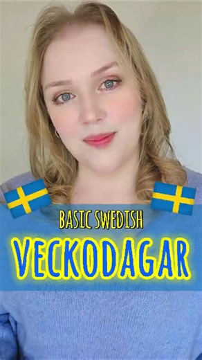 Swedish Days of the Week for Beginners | Learn Weekdays in Swedish Fast 🇸🇪