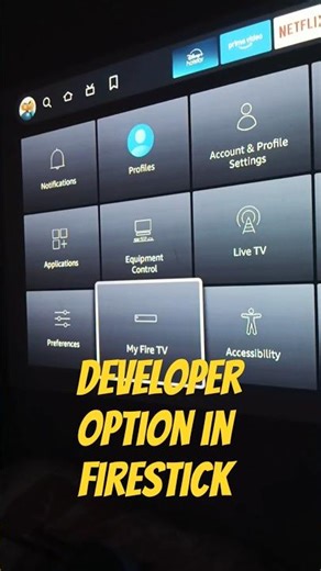 Activate Developer Option in FireStick